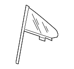 3C8839613H - Body: Fixed Glass for Volkswagen Image