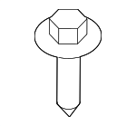 LR117860 - Electrical: Headlamp Assembly Screw for Land-Rover Image