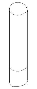 68030653AA - Body: Lock Knob for Chrysler: 200, Town &amp; Country | Dodge: Avenger, Grand Caravan | Ram: C/V Image