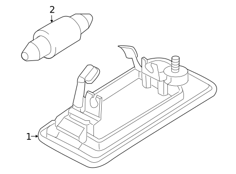 Bulbs - Chassis for 2008 Audi Q7 #1