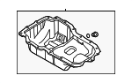 215102M800 - Engine: Oil Pan for Hyundai: Elantra, Kona, Santa Fe, Sonata, Tucson Image