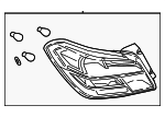 8330B264 - : Tail Lamp Assembly for Mitsubishi: Mirage G4 Image