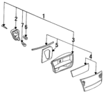 8DG651380 - : Combo Lamp Assembly for Mazda: 626 Image