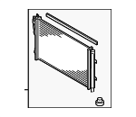 976063X601 - HVAC: Condenser for Kia: Forte, Forte Koup, Forte5 Image