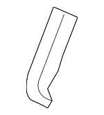 81999SHJA21ZD - : 2008-2010 Honda Odyssey - Cover Center Seat Side Frame *NH598L* (A) (Atlas Gray) for Honda: Odyssey Image