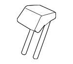 81940SHJA42ZD - : 2008-2010 Honda Odyssey - Headrest Assembly Center *NH167L* (Leather) (Graphite Black) for Honda: Odyssey Image