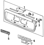 5862037930 - : Nameplate for Isuzu Image