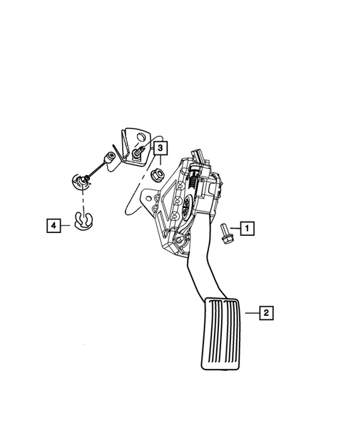 Accelerator Pedal for 2009 Dodge Ram 2500 #0