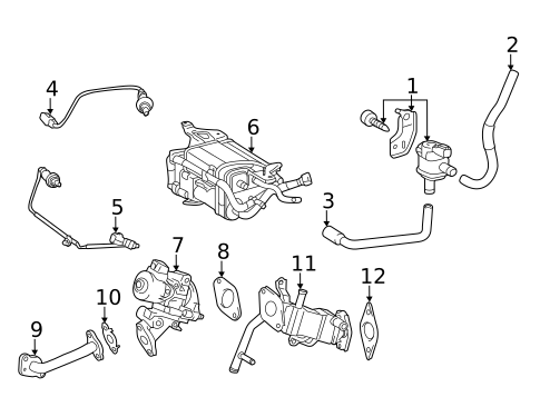 EGR System for 2016 Lexus CT200h #0