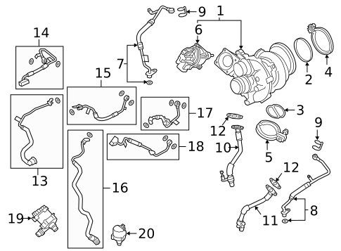 Turbo Charger for 2021 BMW 750i xDrive #0