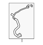 11539896891 - Engine: Water Return Tube for BMW: 750i xDrive, M850i xDrive, M850i xDrive Gran Coupe, X5, X6, X7 Image