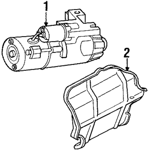 Starter for 1995 Pontiac Firebird #1