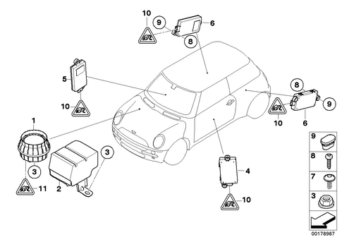Alarm Systems for 2010 Mini Cooper S #0