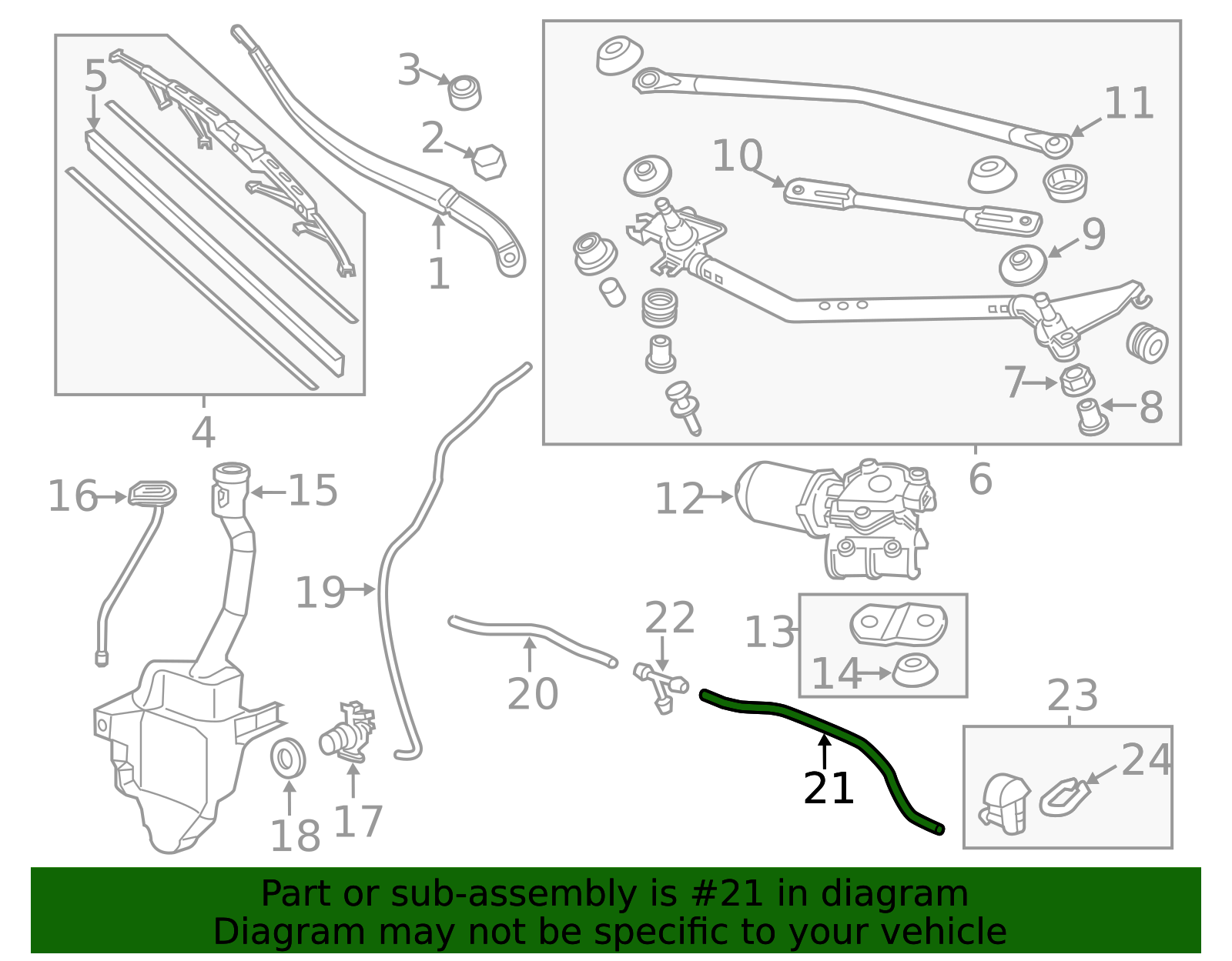76837-TK8-A01 - 2011-2017 Honda Odyssey - Tube (4X7X550) | Honda Car ...