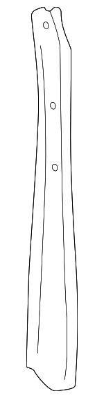 5535133050 - Body: Instrument Panel Brace for Toyota: Camry Image