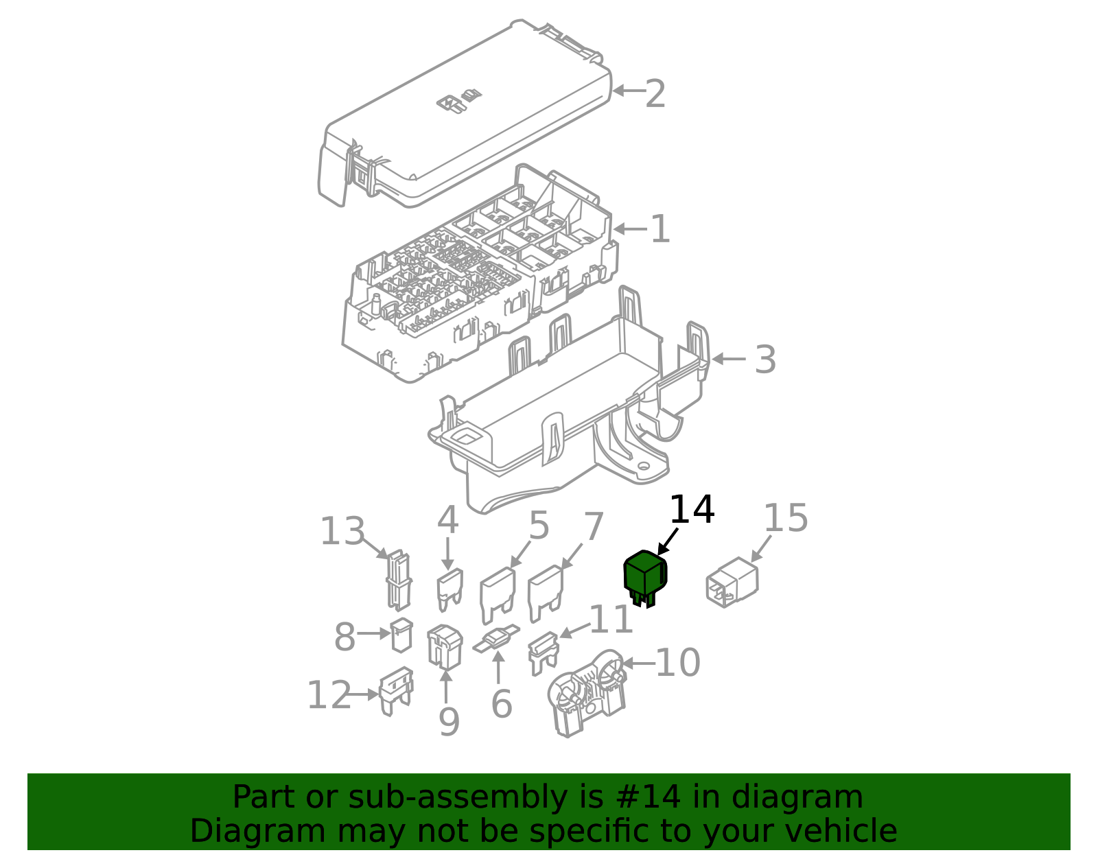 Ford 3F2Z-13713-AA Interior Lamp Switch Assembly - Genuine OEM Replacement