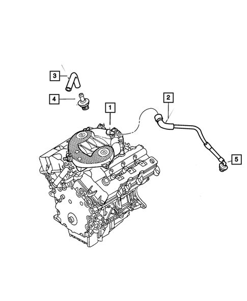Crankcase Ventilation for 2005 Dodge Stratus #0