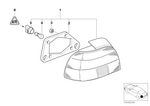 63216900212 - : Tail Light Right for BMW Image