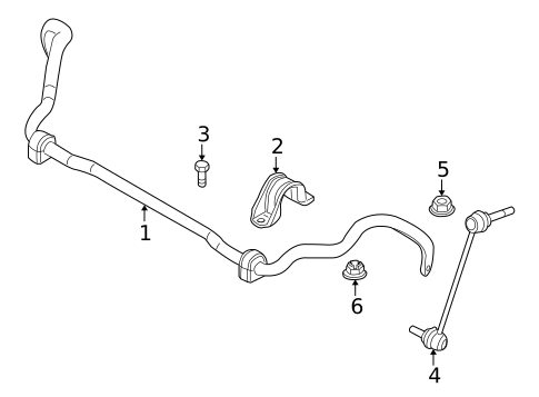 Stabilizer Bar & Components for 2011 BMW X6 #0