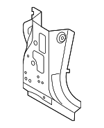 4K8809055 - Body: Hinge Pillar Reinforced for Audi: A7 Sportback, RS7 Sportback, S7 Sportback Image