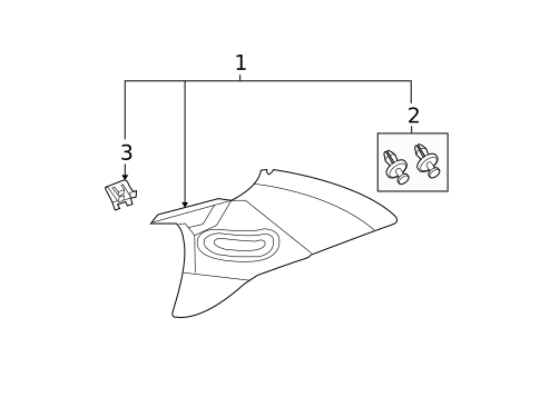 Interior Trim - Quarter Panels for 2004 Buick Park Avenue #0