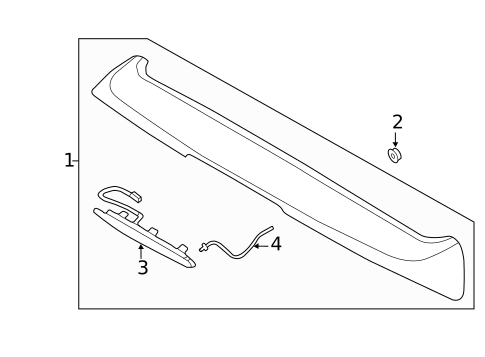 Spoiler for 2015 Hyundai Accent #0