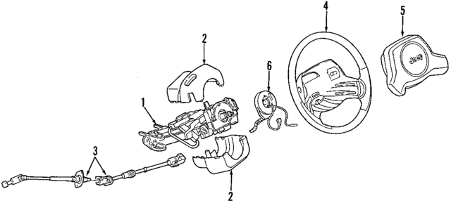 4897820AB - Steering: Steering Column for Mopar Image