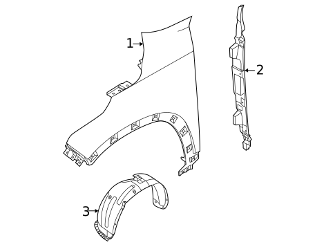 Fender & Components for 2022 Kia Seltos #0