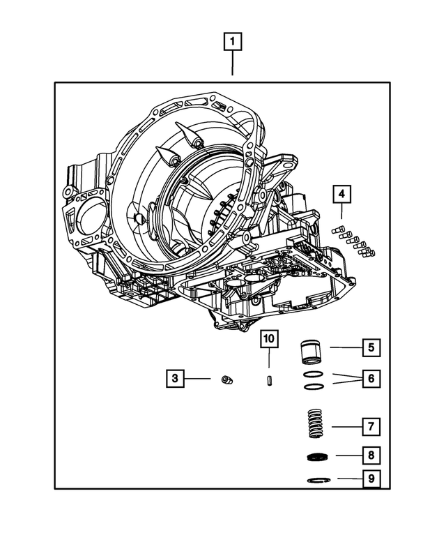 6036053AA - 4-Speed; Automatic VLP Transaxle: Pressure Check Plug for Mopar Image
