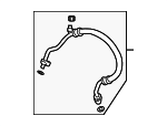 80315TM8A01 - HVAC: Discharge Hose for Honda: Insight Image