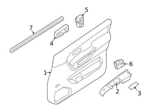 Front Door for 2015 Nissan Armada #1