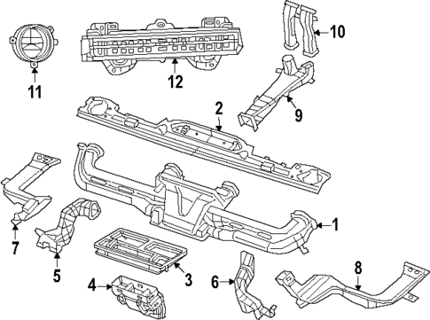 Ducts for 2024 Jeep Gladiator #0