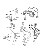 5184653AF - Cooling: Coolant Crossover for Mopar Image