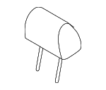 TK2357140A02 - : 2013-2015 Mazda CX-9 - Headrest, Outer for Mazda: CX-9 Image