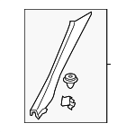 858953N950RY - Body: Lock Pillar Trim for Hyundai: Equus Image