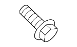 1125106203 - Body: Lower Trim Bolt for Genesis: Electrified GV70, GV60, GV70, GV80, GV80 Coupe | Hyundai: Accent, Elantra, Equus, Genesis, Genesis Coupe, Palisade, Santa Fe, Santa Fe Sport, Santa Fe XL, Sonata, Tucson Image