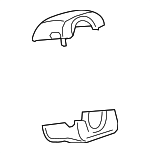 5GE10DX9AE - : Upper Shroud for Mitsubishi: Raider Image