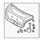 817503M030 - Body: Trunk Lid Trim for Hyundai Image