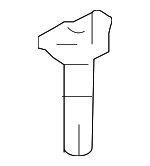 83853STKA10 - : Wheel, Spare Bolt for Acura Image