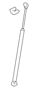 8P0823359C - Body: Strut Cylinder for Audi: A3, A3 Quattro Image