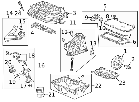 Engine Parts for 2012 Acura ZDX #0