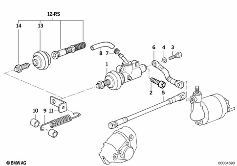 Brake Master Cylinder for 1987 BMW-Motorrad K 100 LT #1