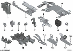 12527587375 - Engine Electrical System: Bracket, Cable Harness for BMW Image