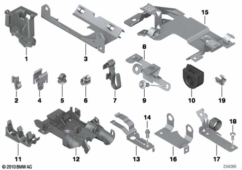 Cable Harness Fixings for 2020 BMW M4 #0