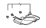 94015AN10AVH - Body: Rear Pillar Trim for Subaru Image