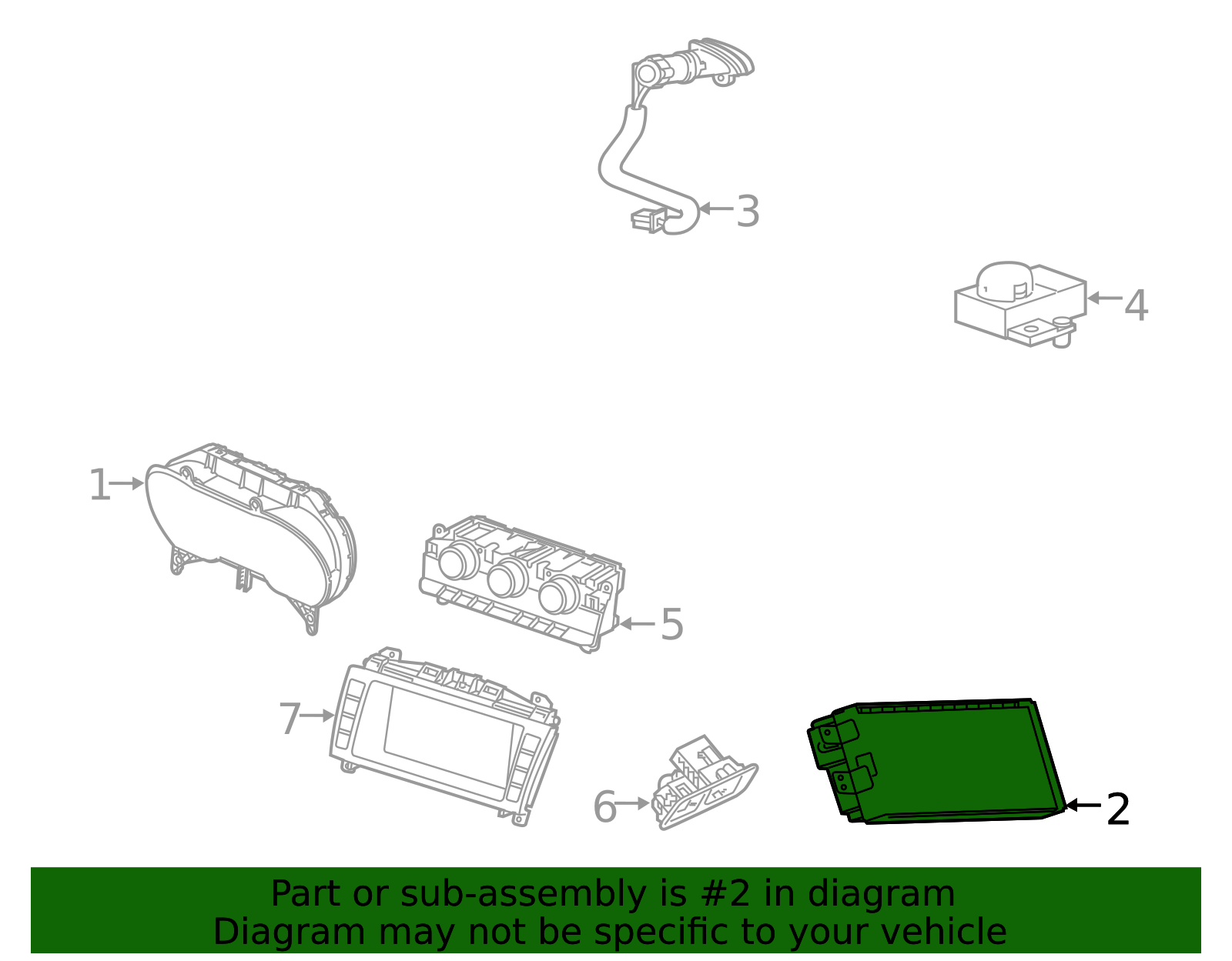 443000002 - Display Unit 2017-2024 Jaguar F-Type | Land Rover Parts