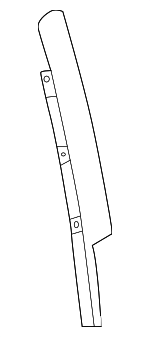 80A837901A5FQ - : Applique for Audi: Q5, Q5 PHEV, Q5 Sportback, SQ5, SQ5 Sportback Image