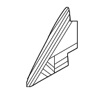 80A867368 - Body: Front Seal for Audi: Q5, Q5 PHEV, Q5 Sportback, SQ5, SQ5 Sportback Image