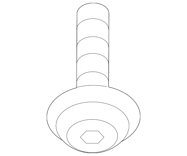 2019-2025 Audi Under Cover Mount Bolt WHT-007-698 | Audi USA Parts