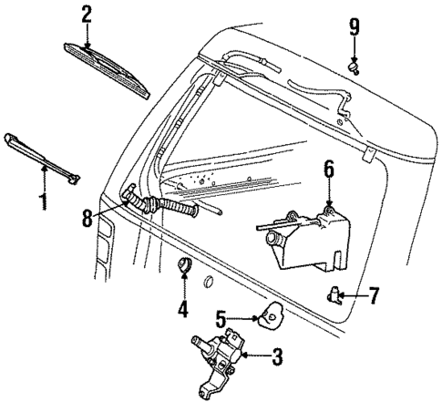 Wipers for 2000 Mercury Mountaineer #1